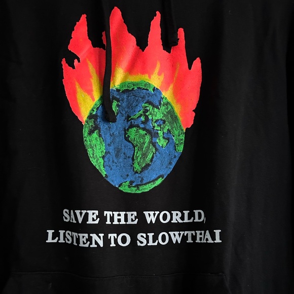 Save the world listen to slowthai hoodie - Picture 3 of 3